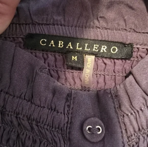 Caballero Rose Graphite Protea Paisley Jumpsuit Square neck Sleeveless Viscosei - Picture 7 of 13